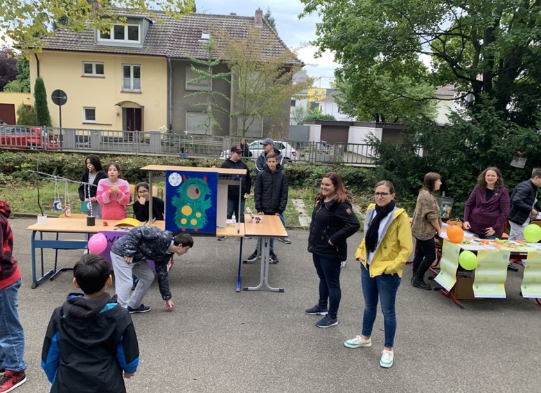 Kreative Mitmachangebote sorgen für tolle Atmosphäre beim Schulfest